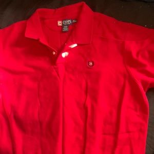 Mens Chaps Red XXL Polo